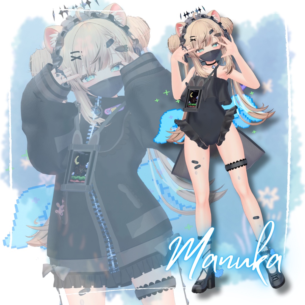 【10アバター対応!/ギミック付き!】🐬ユメパカ