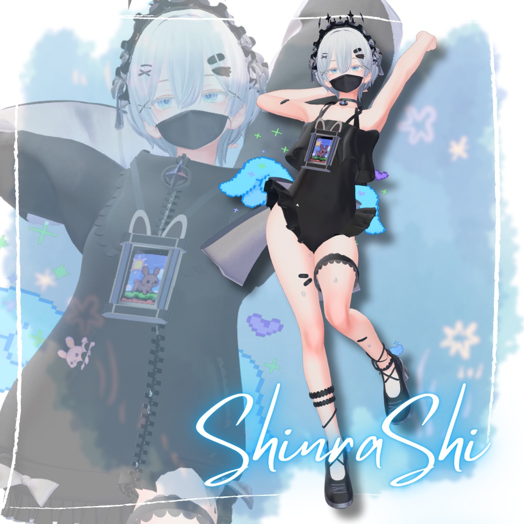 【10アバター対応!/ギミック付き!】🐬ユメパカ