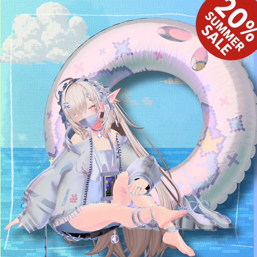 【10アバター対応！/ギミック付き！】🐬ユメパカ