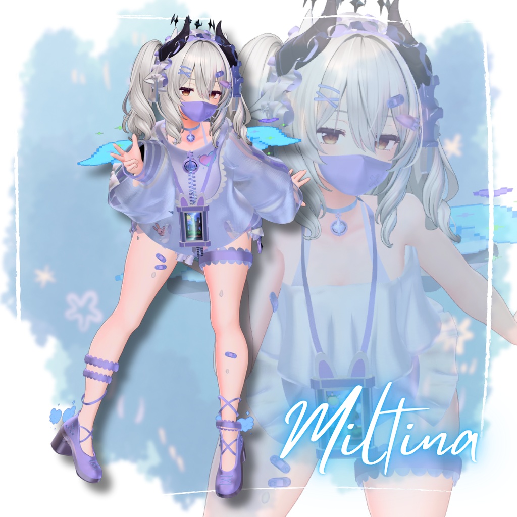 【10アバター対応!/ギミック付き!】🐬ユメパカ