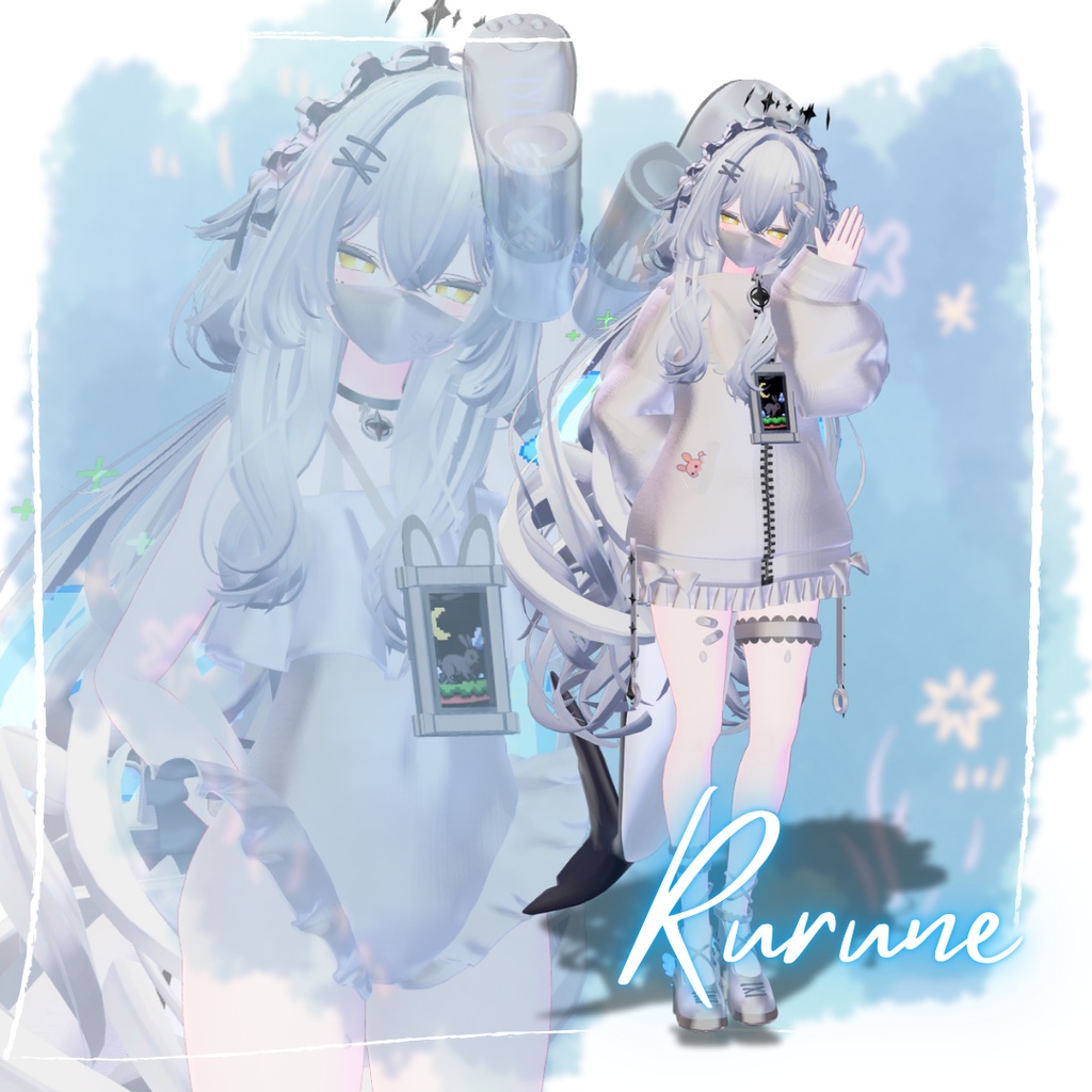 【10アバター対応!/ギミック付き!】🐬ユメパカ