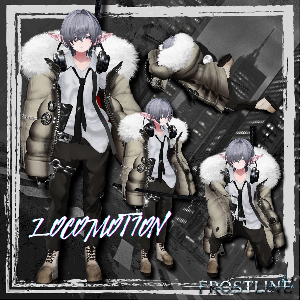 【期間限定1日+α無料!】🗡FROSTLINE【35アバター対応!/ギミック付き!】