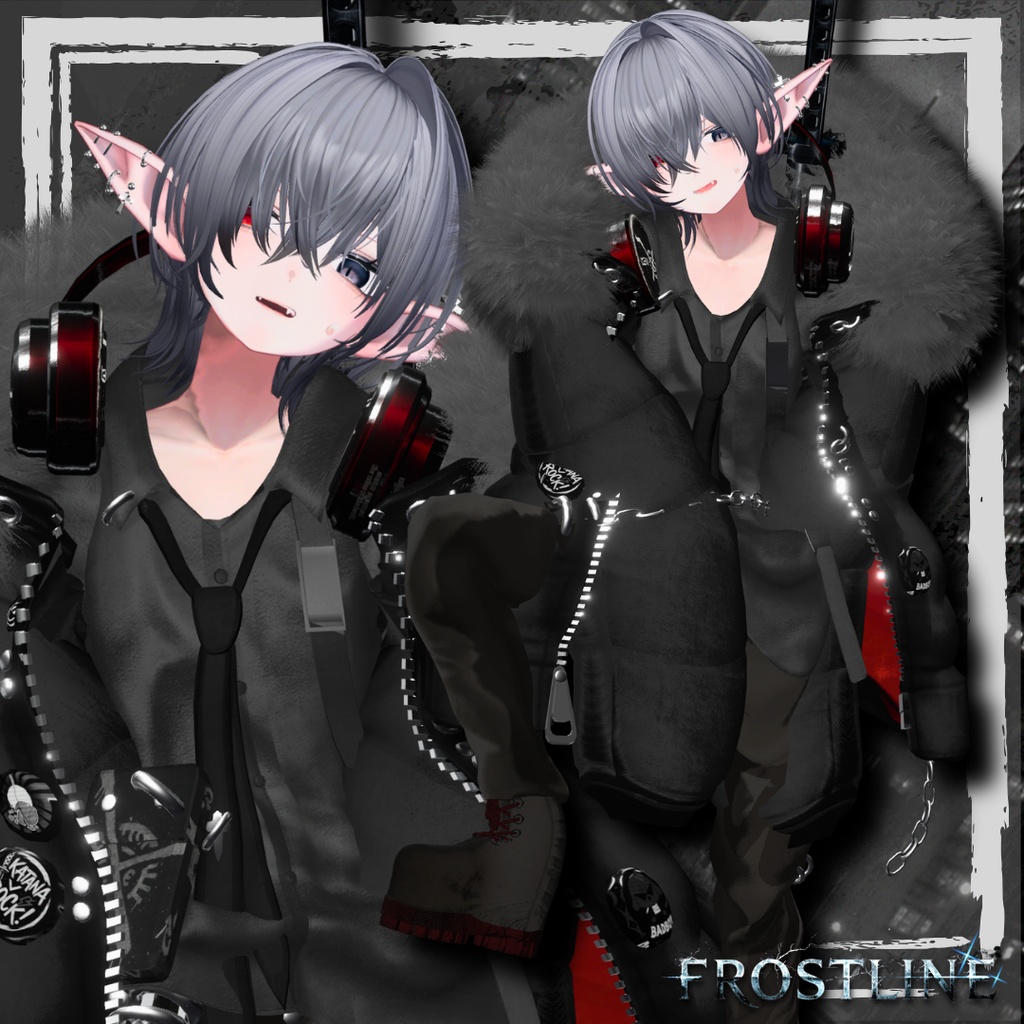 【期間限定1日+α無料!】🗡FROSTLINE【35アバター対応!/ギミック付き!】