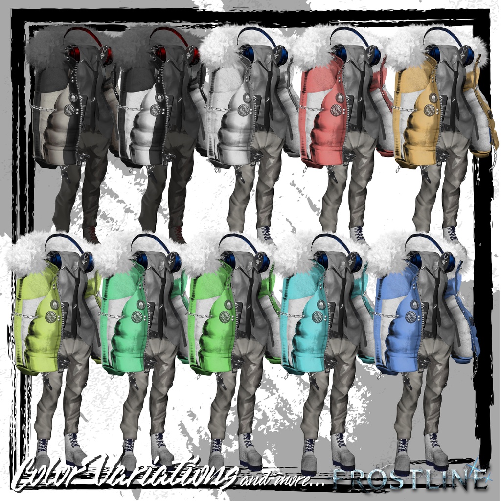 【期間限定1日+α無料!】🗡FROSTLINE【35アバター対応!/ギミック付き!】