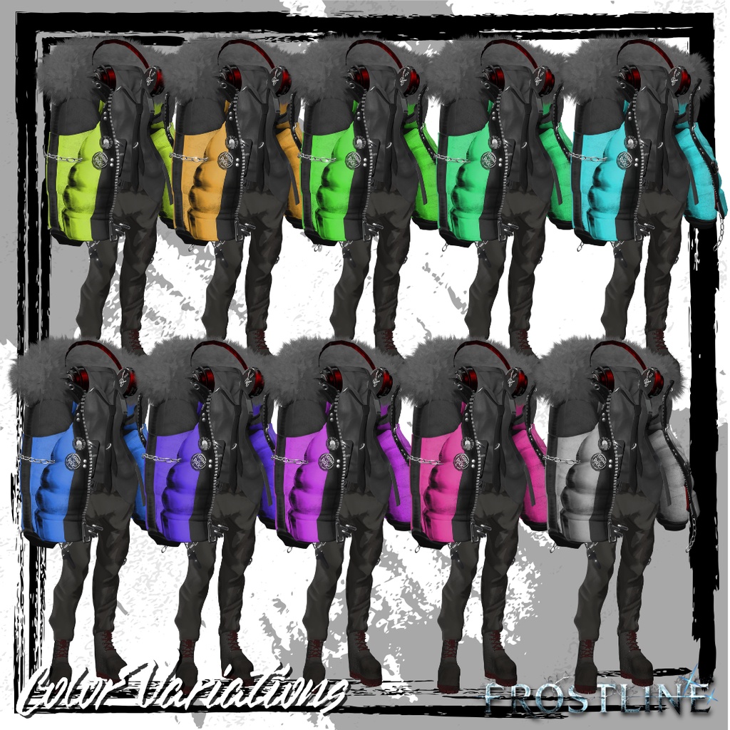 【期間限定1日+α無料!】🗡FROSTLINE【35アバター対応!/ギミック付き!】