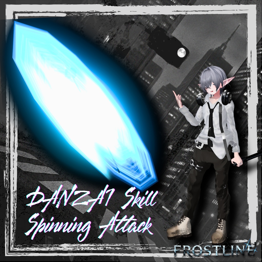 【期間限定1日+α無料!】🗡FROSTLINE【35アバター対応!/ギミック付き!】