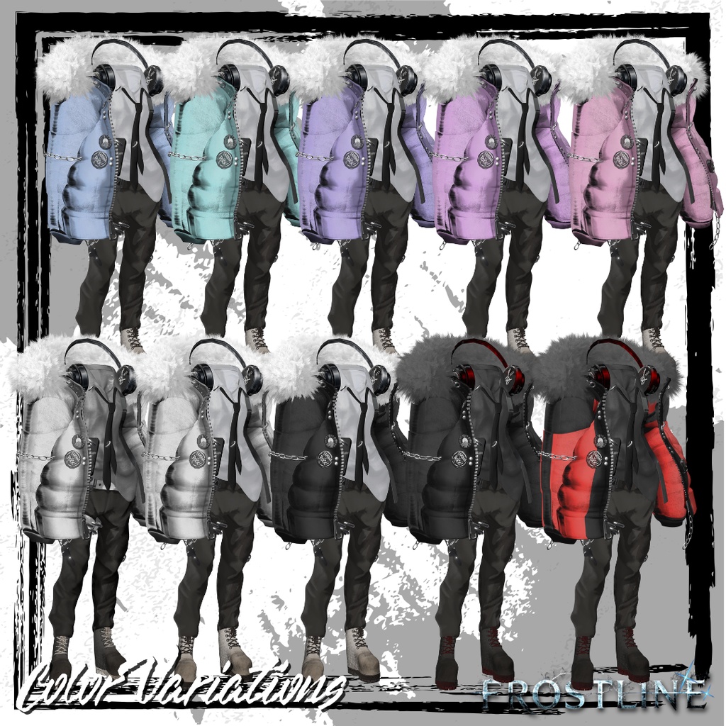 【期間限定1日+α無料!】🗡FROSTLINE【35アバター対応!/ギミック付き!】