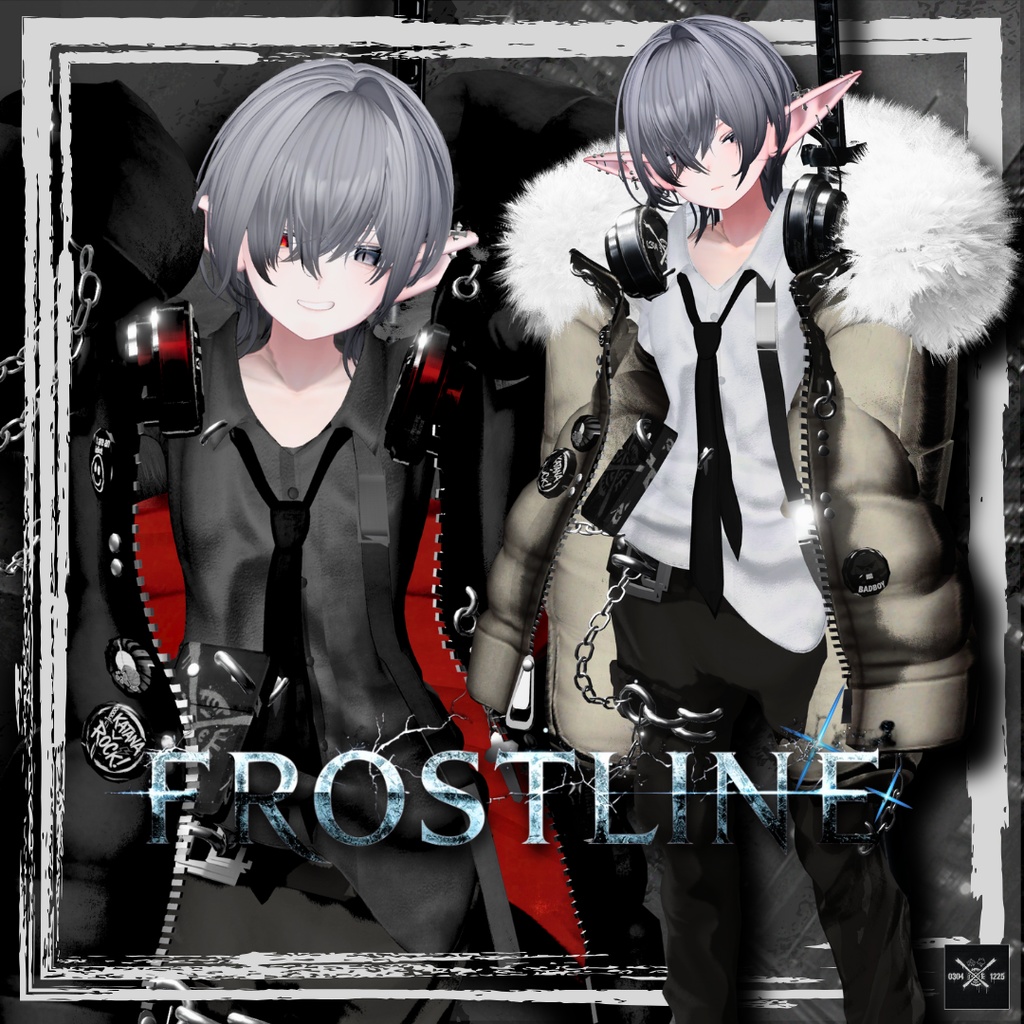 【期間限定1日+α無料!】🗡FROSTLINE【35アバター対応!/ギミック付き!】