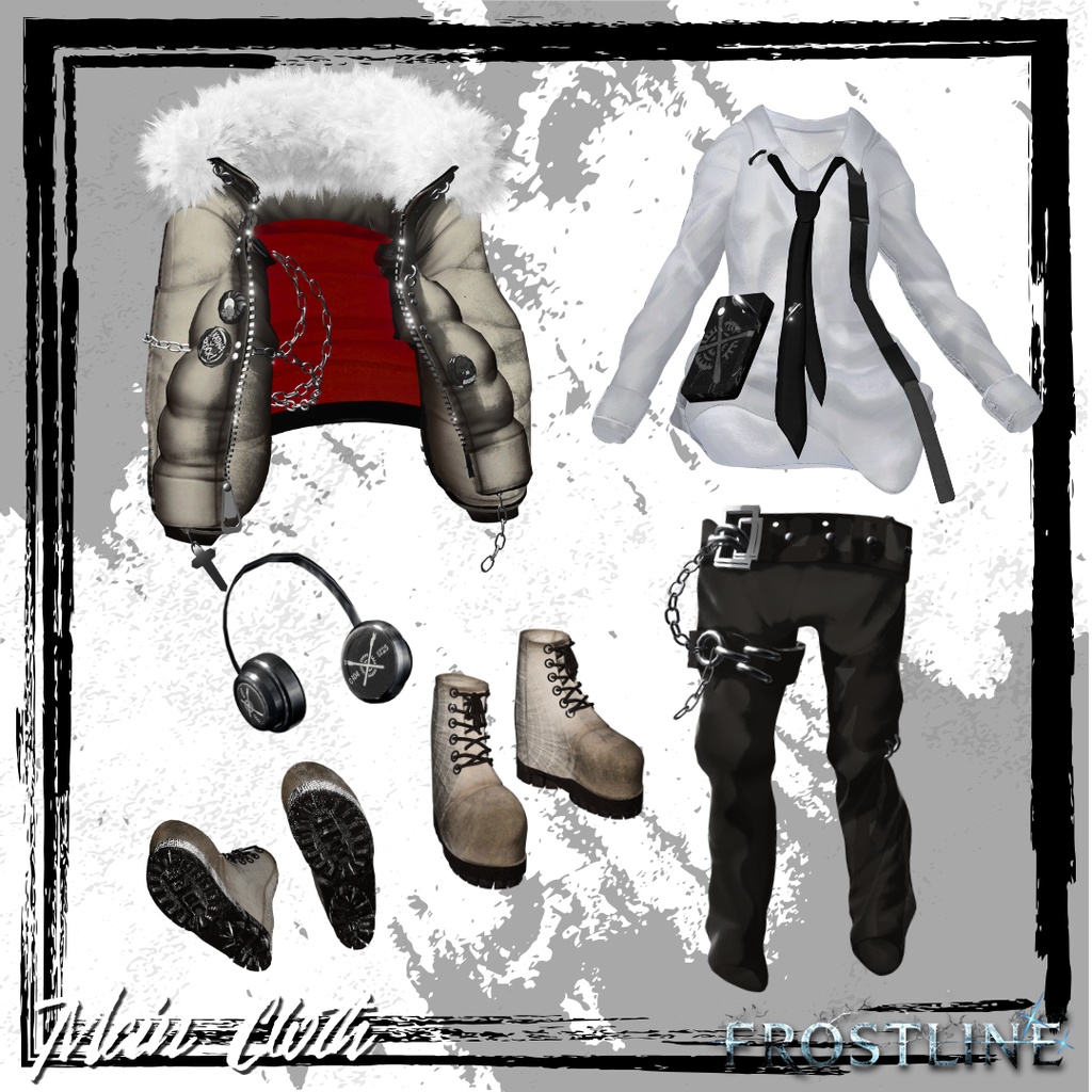 【期間限定1日+α無料!】🗡FROSTLINE【35アバター対応!/ギミック付き!】