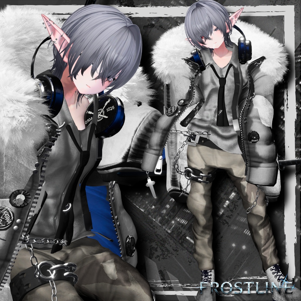 【期間限定1日+α無料!】🗡FROSTLINE【35アバター対応!/ギミック付き!】