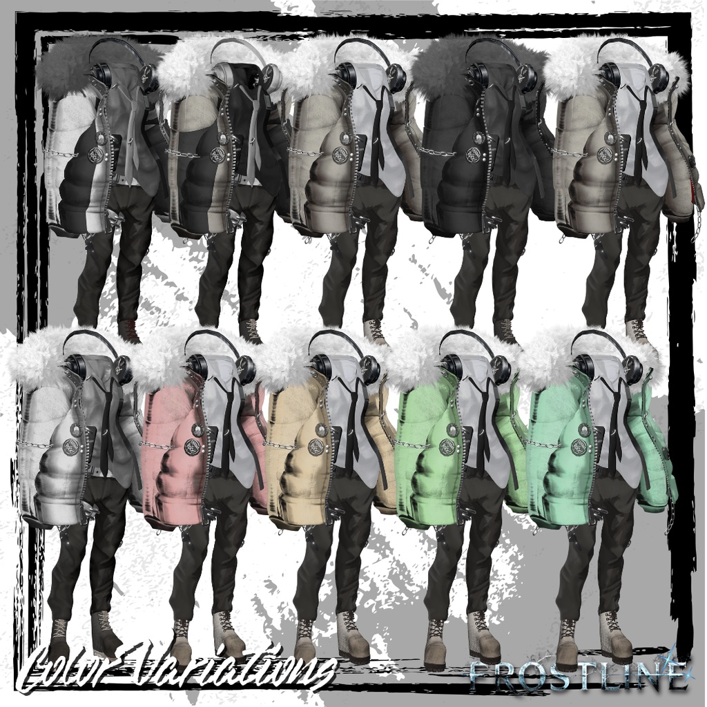 【期間限定1日+α無料!】🗡FROSTLINE【35アバター対応!/ギミック付き!】