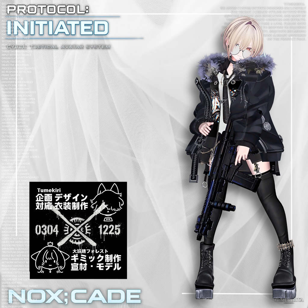 【期間限定1日大SALE!】🧨NOX:CADE【23アバター対応!/ギミック付き!】