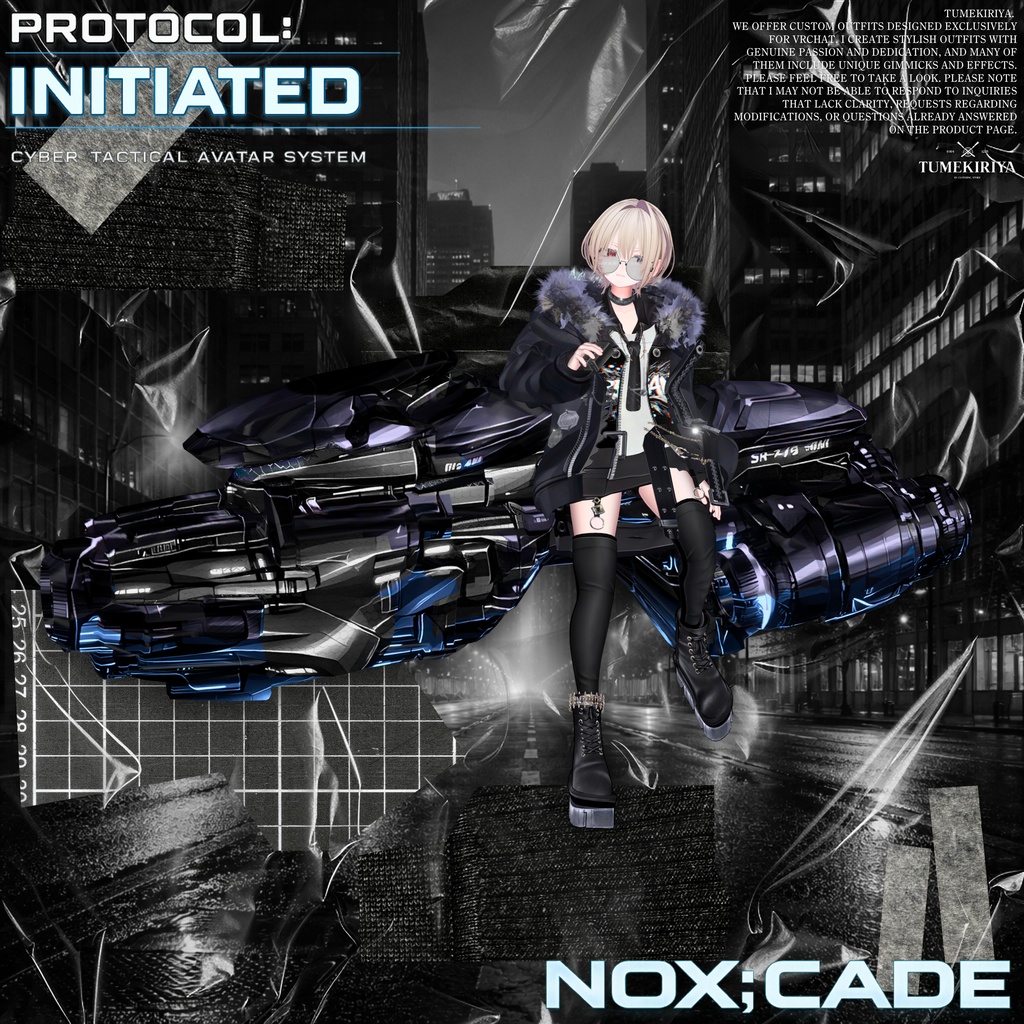 【期間限定1日大SALE!】🧨NOX:CADE【23アバター対応!/ギミック付き!】