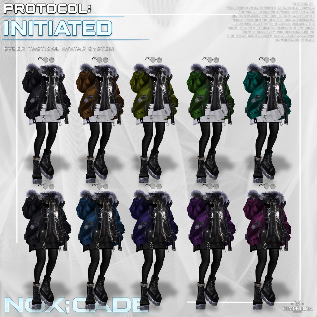 【期間限定1日大SALE!】🧨NOX:CADE【23アバター対応!/ギミック付き!】