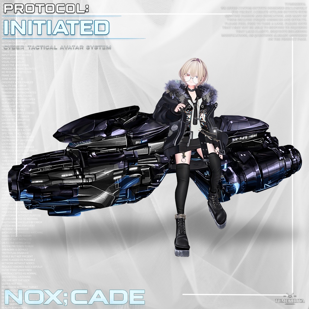【期間限定1日大SALE!】🧨NOX:CADE【23アバター対応!/ギミック付き!】