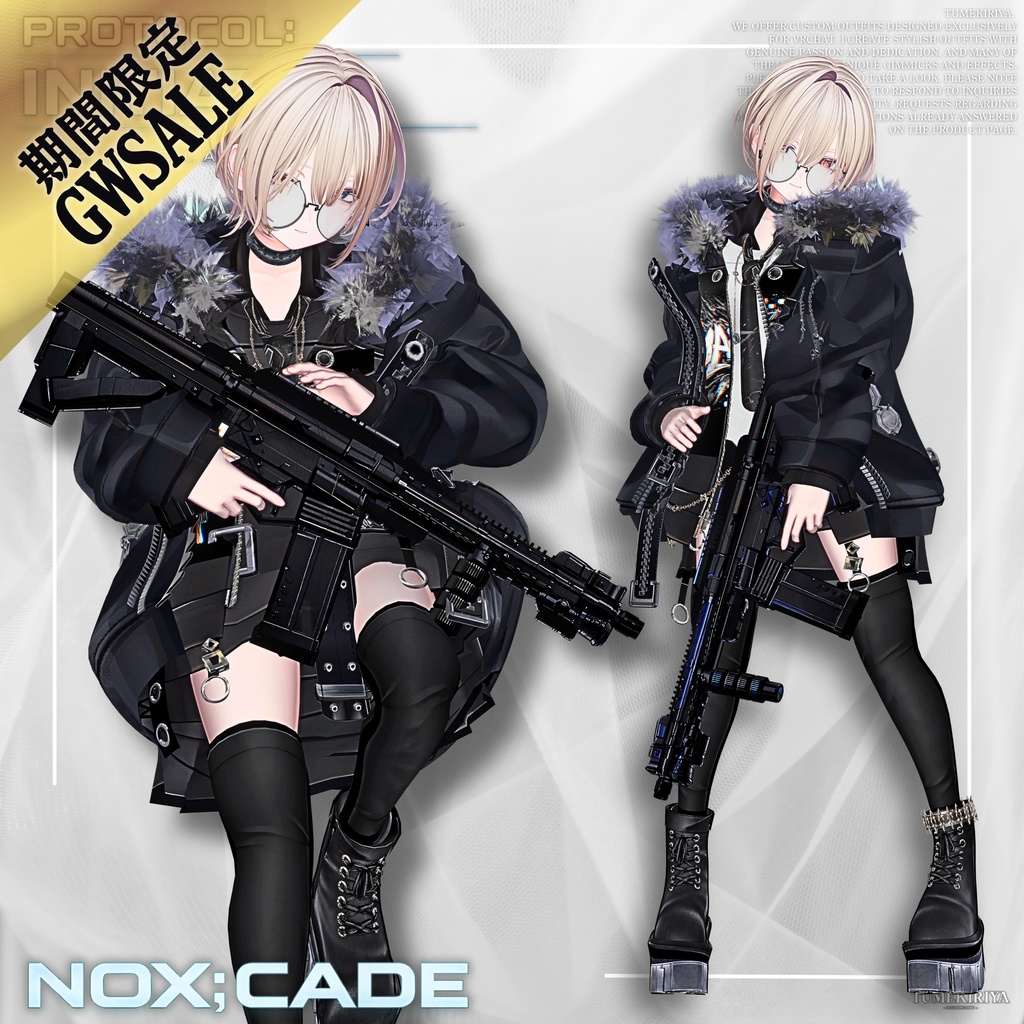 【ゴールデンウィークSALE！】🧨NOX:CADE【23アバター対応！/ギミック付き！】
