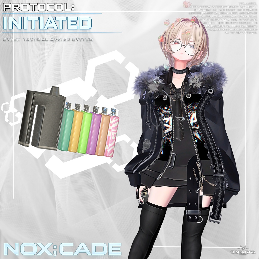 【期間限定1日大SALE!】🧨NOX:CADE【23アバター対応!/ギミック付き!】