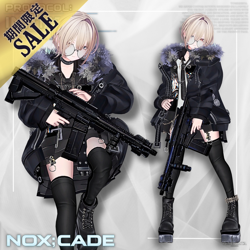 【SALE！】🧨NOX:CADE【23アバター対応！/ギミック付き！】