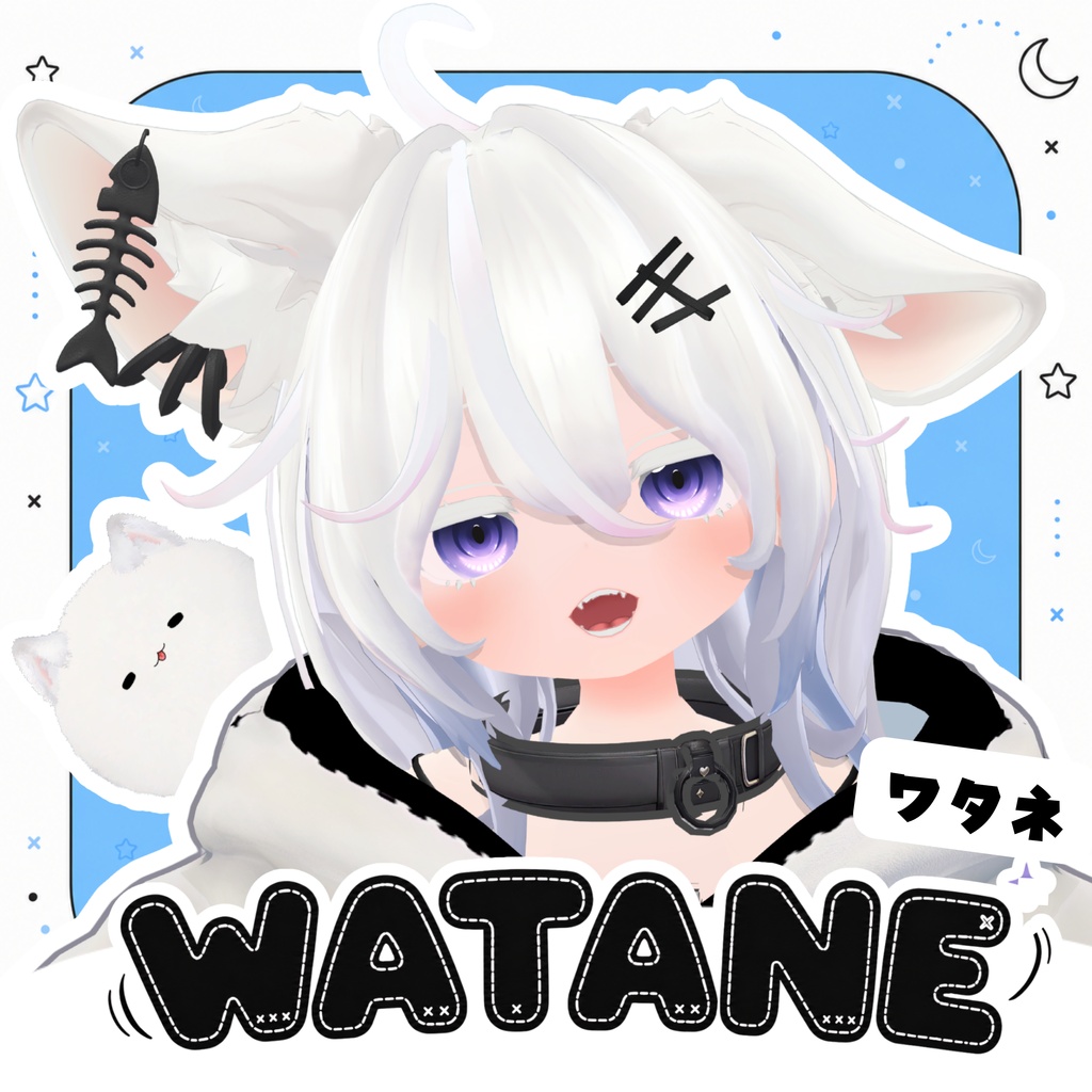 【特大SALE!】🦊新作オリジナル3Dモデル いたずら大好き「ワタネ」ちゃん