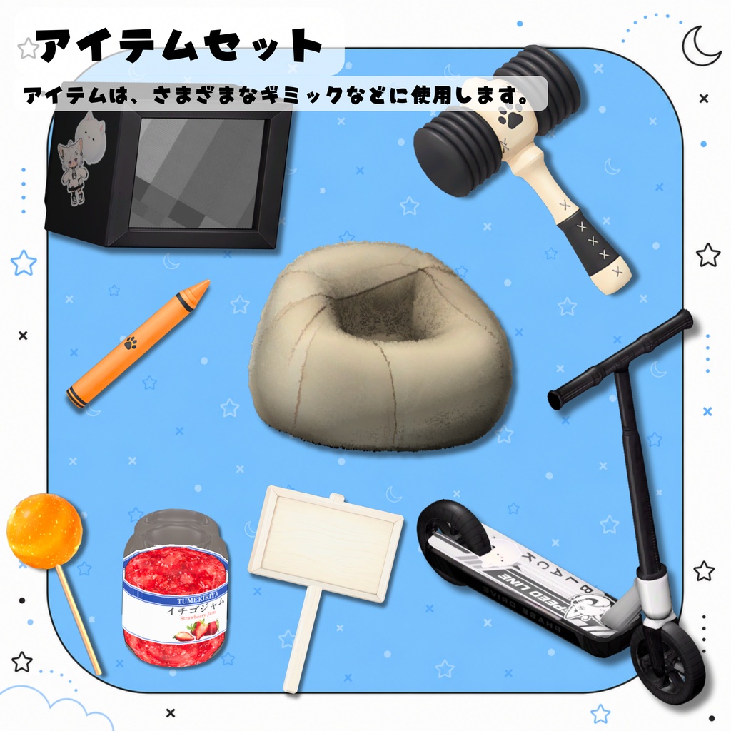 【特大SALE!】🦊新作オリジナル3Dモデル いたずら大好き「ワタネ」ちゃん
