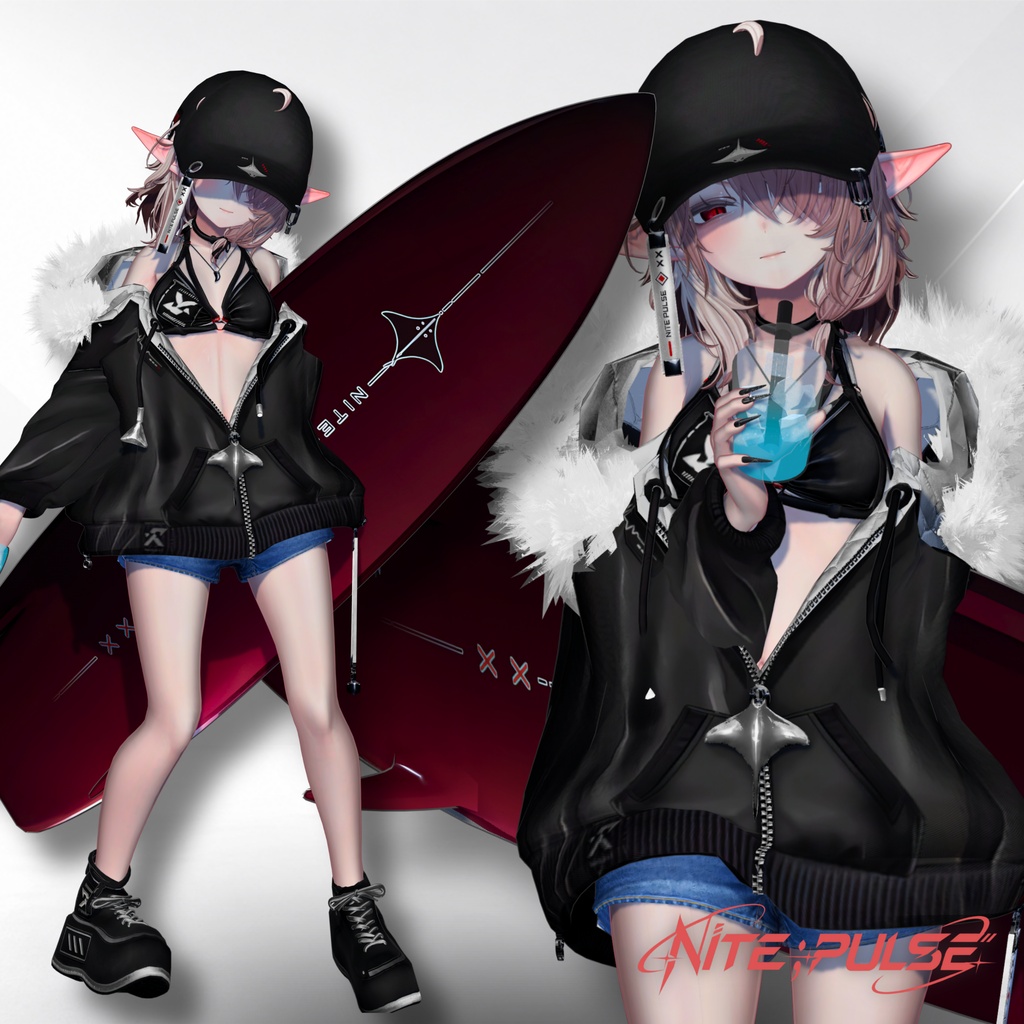 【2日+α期間限定特大セール】🏍️NITE;PULSE【37アバター対応!/ギミック付き!/近未来オールシーズン・テックウェア】