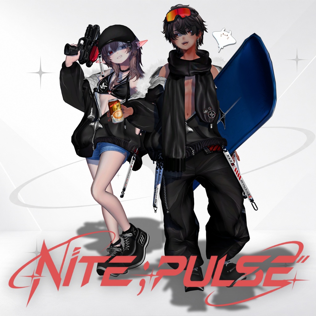 【2日+α期間限定特大セール】🏍️NITE;PULSE【37アバター対応!/ギミック付き!/近未来オールシーズン・テックウェア】