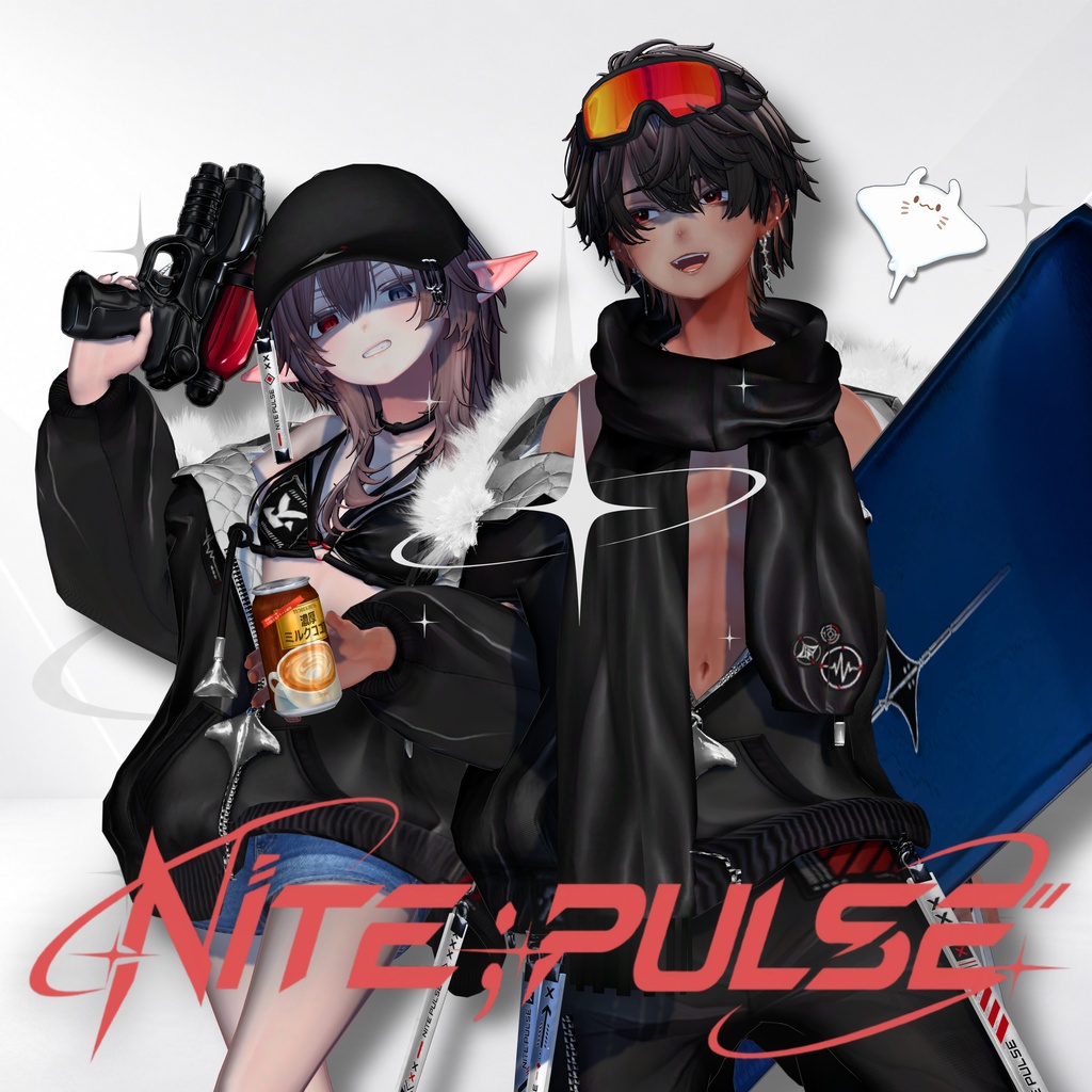 【2日+α期間限定特大セール】🏍️NITE;PULSE【37アバター対応!/ギミック付き!/近未来オールシーズン・テックウェア】