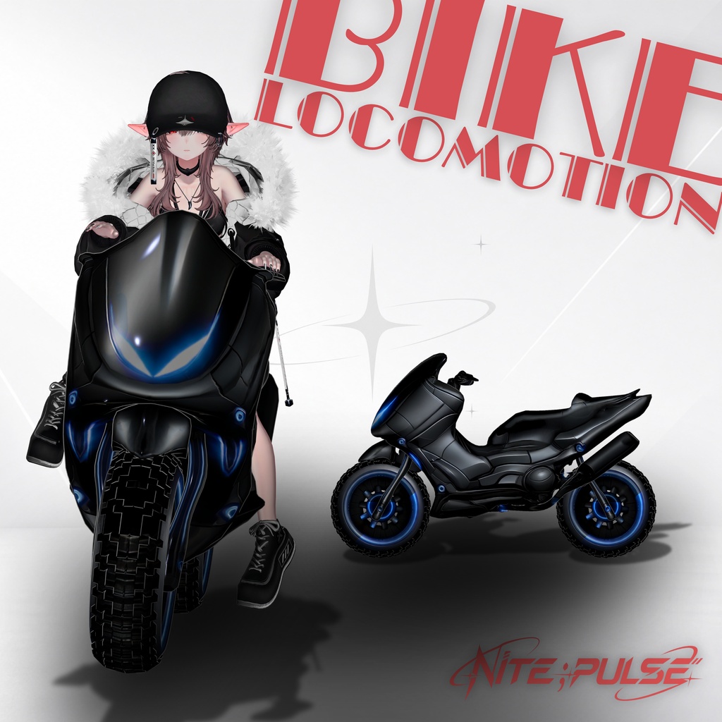 【2日+α期間限定特大セール】🏍️NITE;PULSE【37アバター対応!/ギミック付き!/近未来オールシーズン・テックウェア】