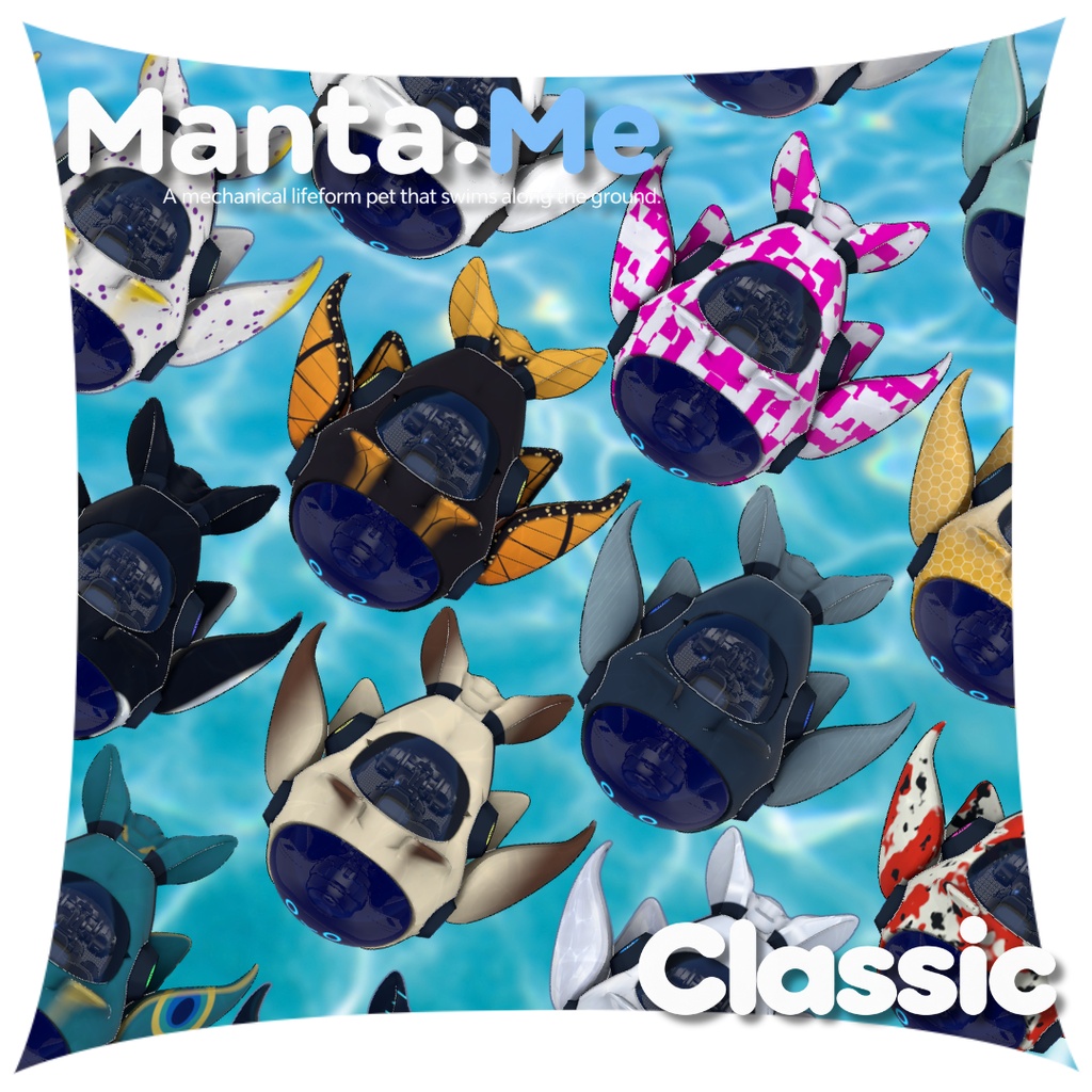 【2日+α限定・特大SALE!】Manta:Me|地面の上を泳ぐ機械仕掛けのペット【オリジナル3Dキャラクター】
