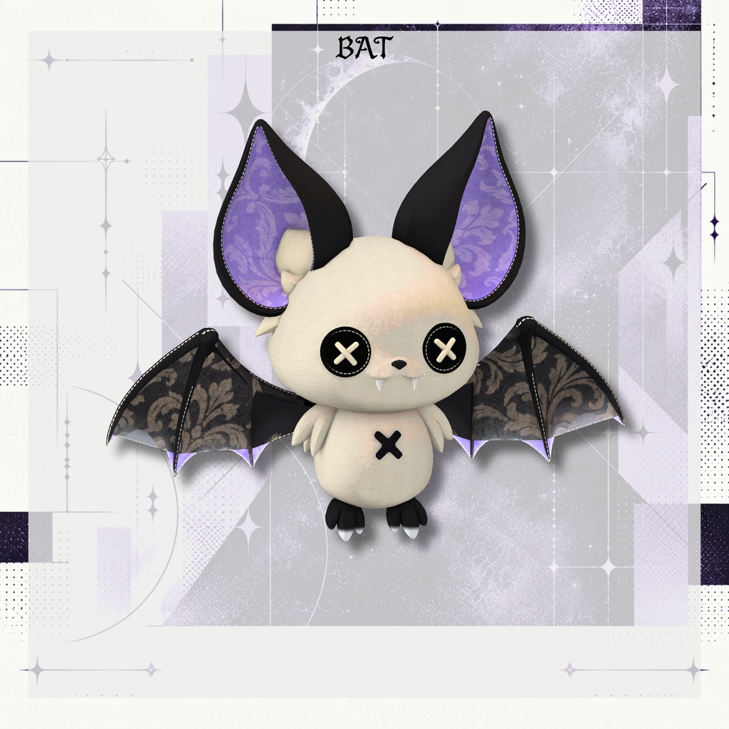 【SALE!】新衣装 🦇NOCT:WING 【25アバター対応!/ギミック付き!】