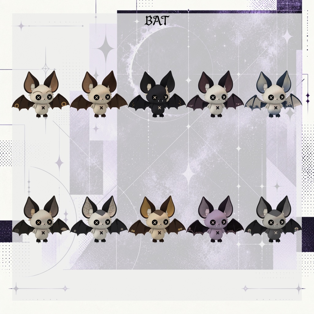 【SALE!】新衣装 🦇NOCT:WING 【25アバター対応!/ギミック付き!】