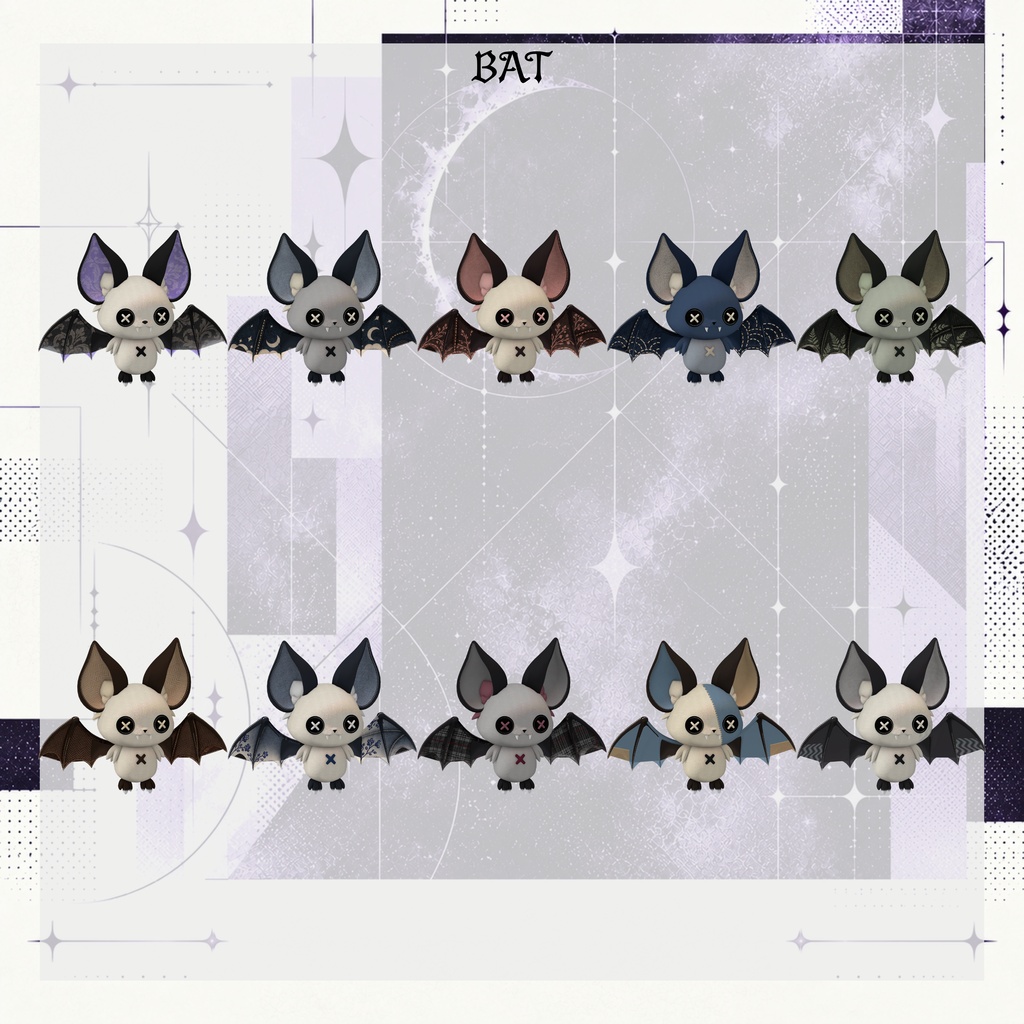 【SALE!】新衣装 🦇NOCT:WING 【25アバター対応!/ギミック付き!】