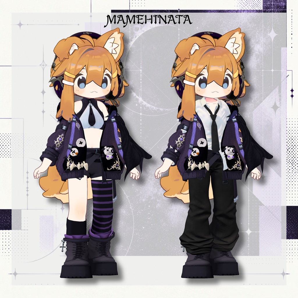 【SALE!】新衣装 🦇NOCT:WING 【25アバター対応!/ギミック付き!】