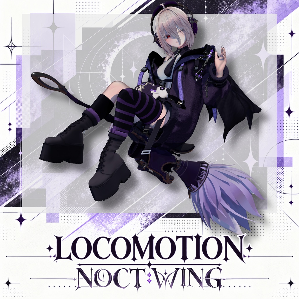【10月23日販売開始予定!/ハロウィン向け!】新衣装 NOCT:WING 【24アバター対応!/ギミック付き!】
