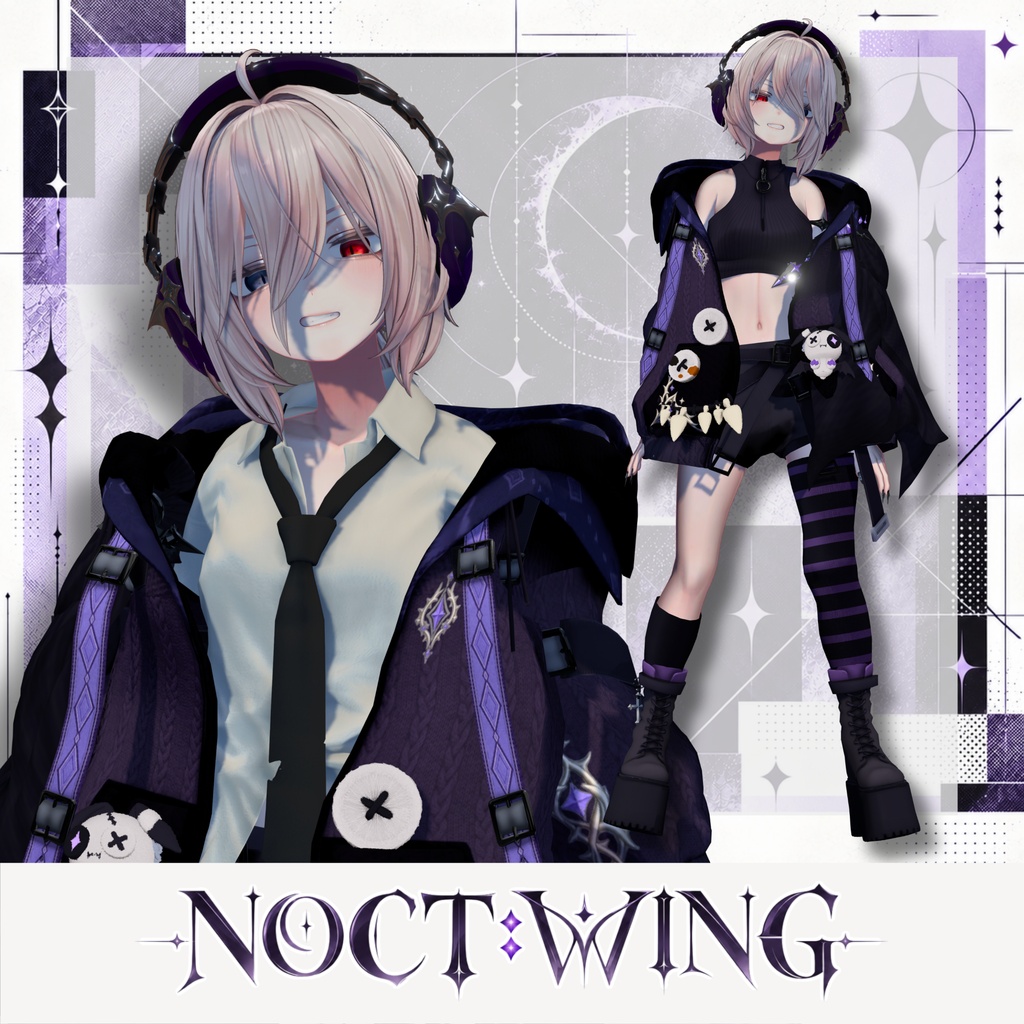 【10月23日販売開始予定!/ハロウィン向け!】新衣装 NOCT:WING 【24アバター対応!/ギミック付き!】