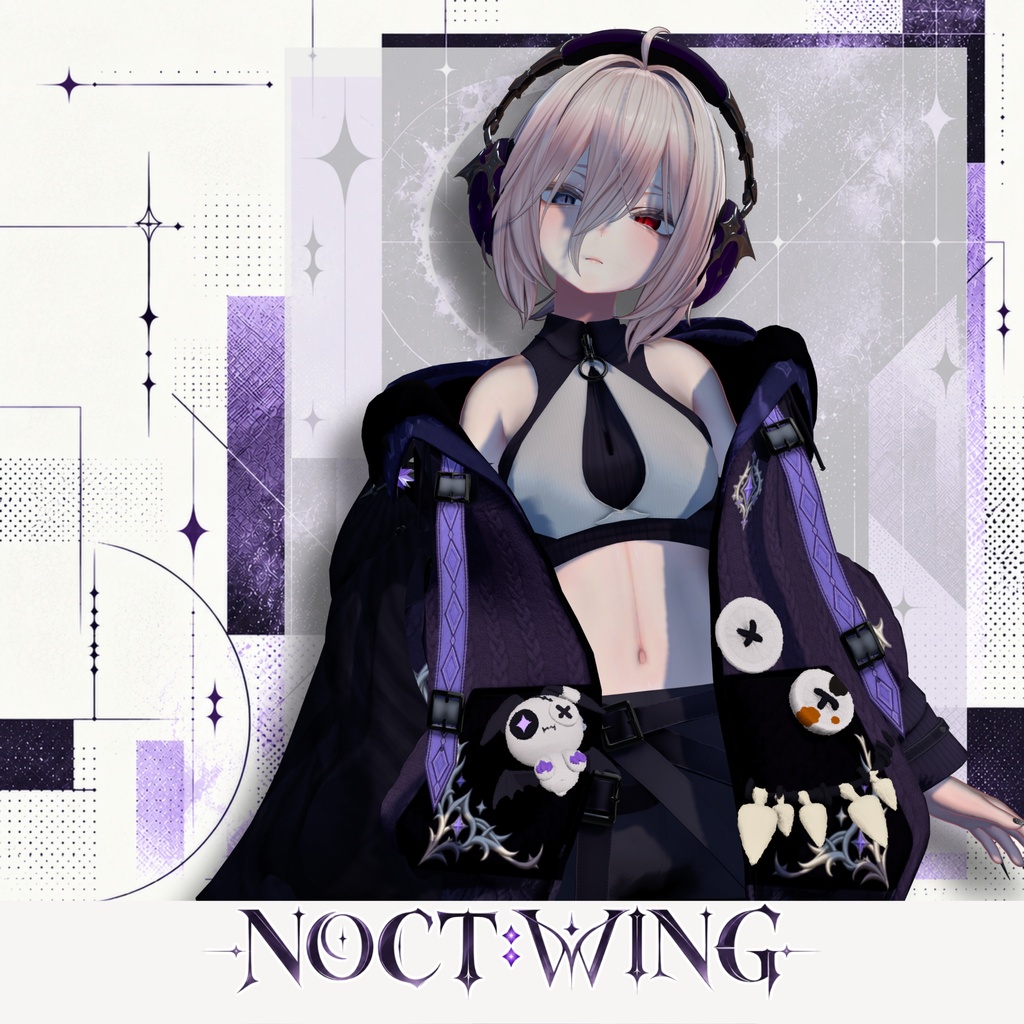 【10月23日販売開始予定!/ハロウィン向け!】新衣装 NOCT:WING 【24アバター対応!/ギミック付き!】