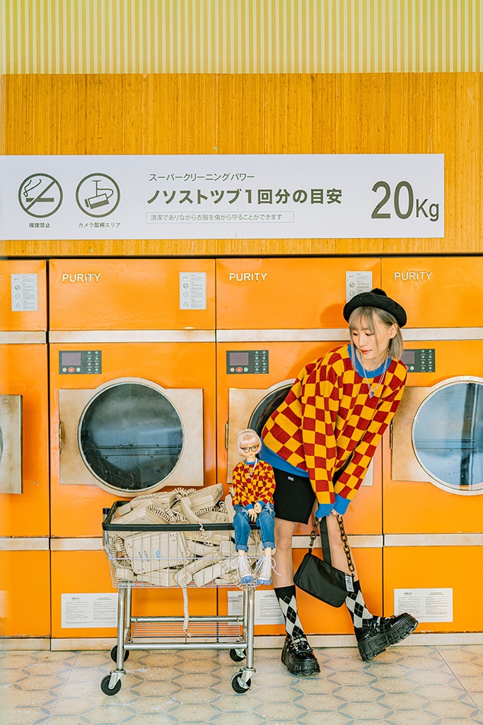 【人間サイズ】ドールとお揃いWinter Universe セーター