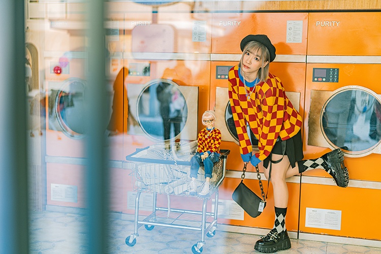 【人間サイズ】ドールとお揃いWinter Universe セーター