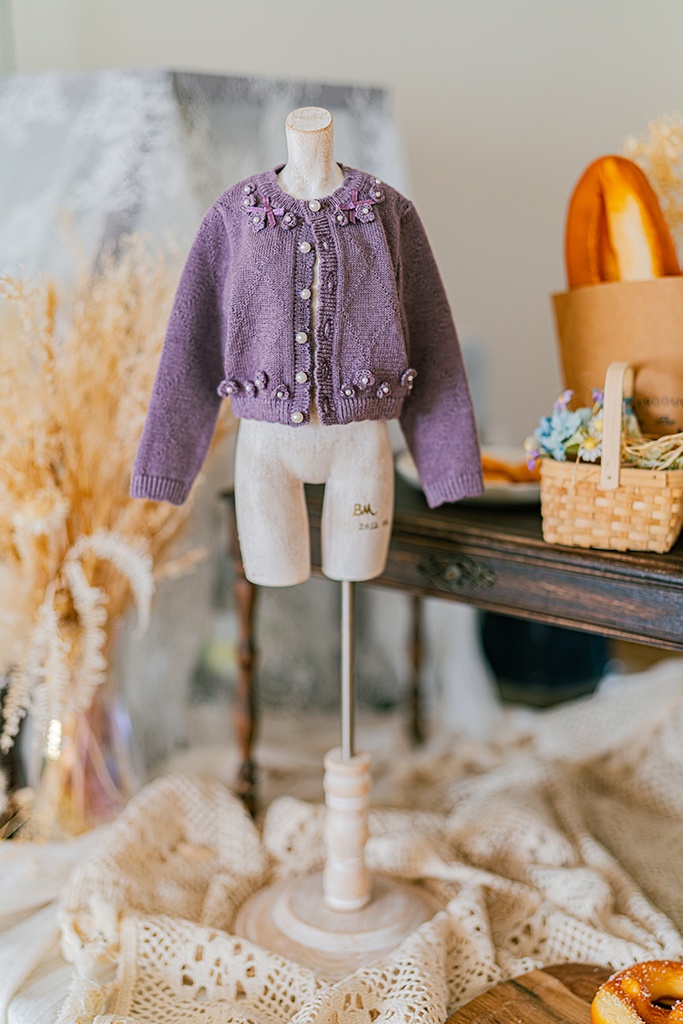 【SD/DD~SD16girl】afternoon tea お花セーター(M)