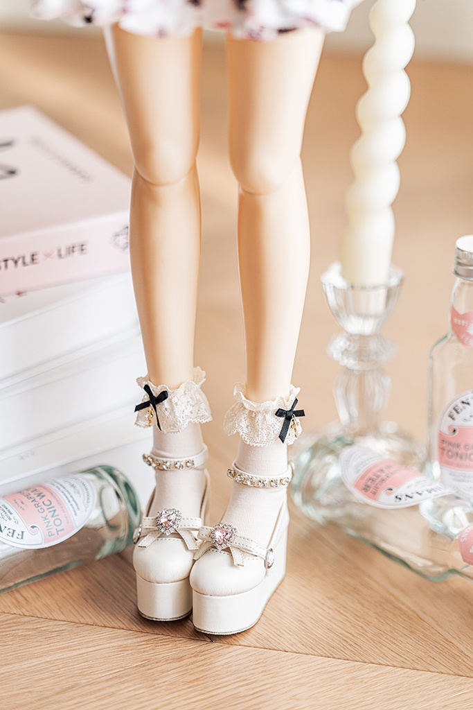 【1/3girl可動足&DD】Sweet Devil 地雷系 シューズ