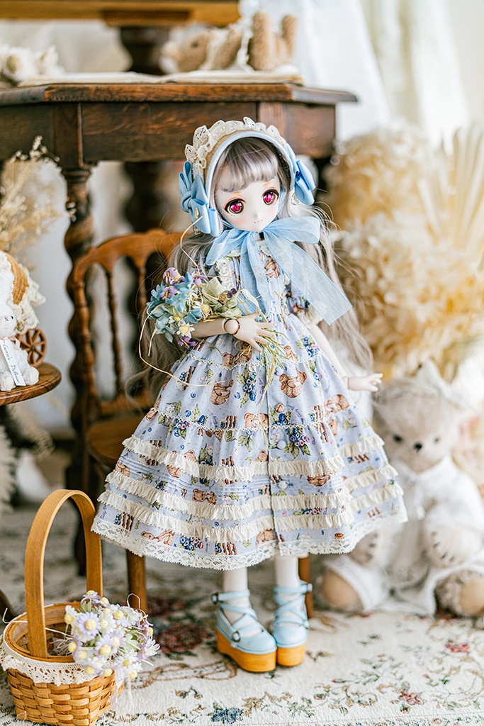 【SDM/MDD】Berry Bearワンピース セット(S)