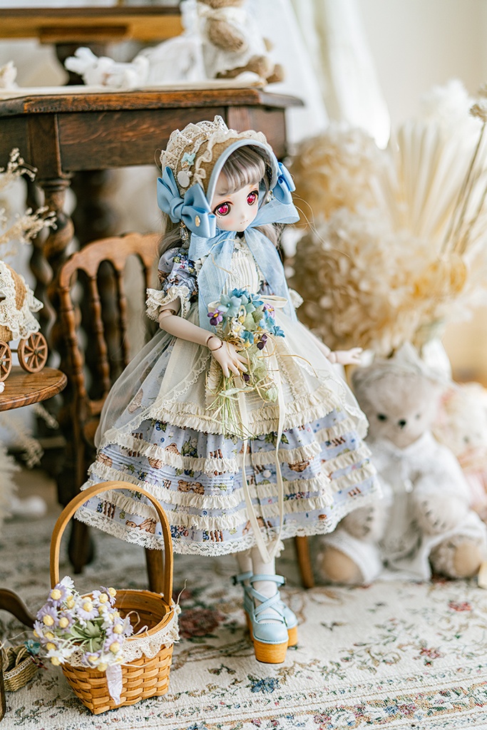 【SDM/MDD】Berry Bearワンピース セット(S)