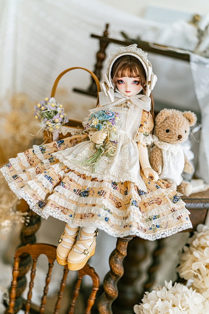 【SDM/MDD】Berry Bearワンピース セット(S)