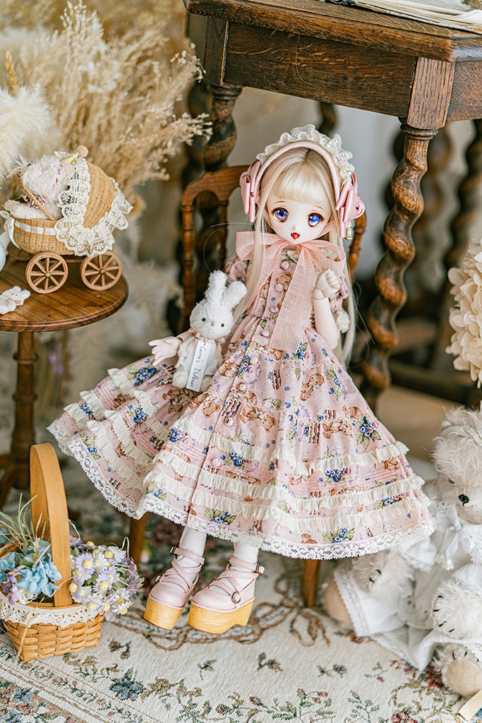 【SDM/MDD】Berry Bearワンピース セット(S)