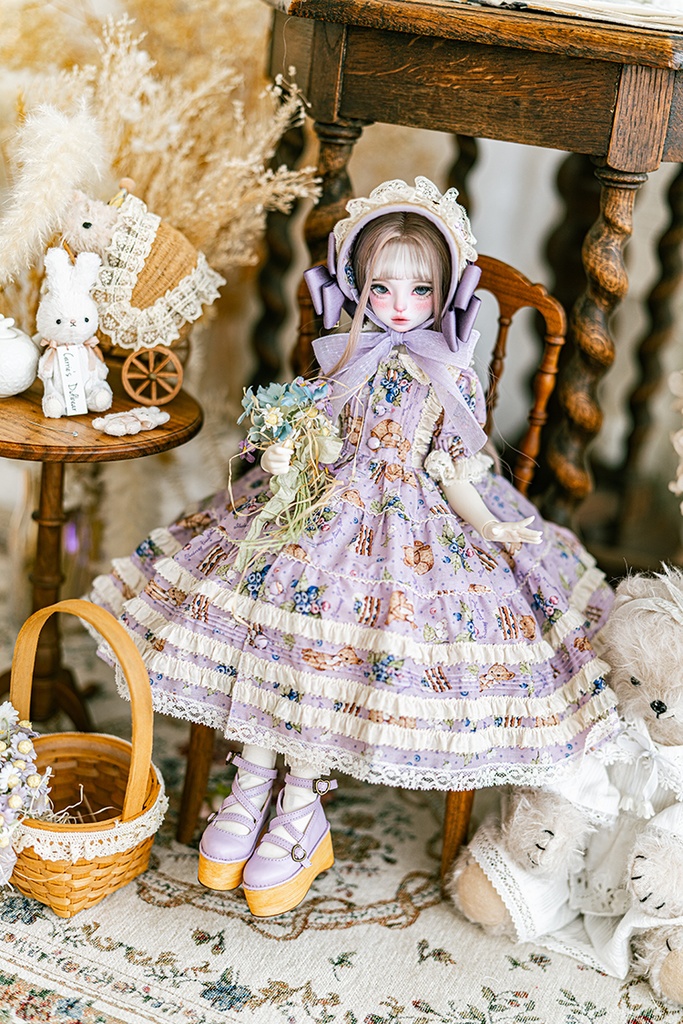 【SDM/MDD】Berry Bearワンピース セット(S)
