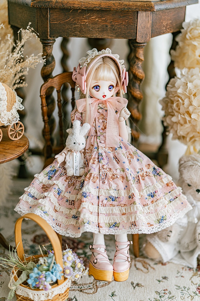【SDM/MDD】Berry Bearワンピース セット(S)