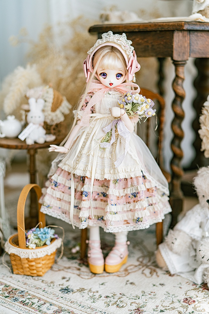 【SDM/MDD】Berry Bearワンピース セット(S)
