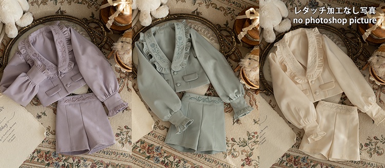 【SD13boy~SD17boy】Winter Love Letter刺繍スーツセット