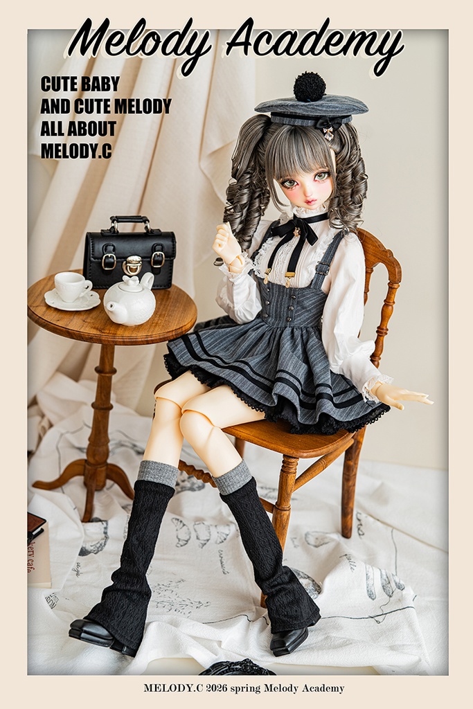 【1/3girl size】Melody Academy ジャンスカセットshort ver