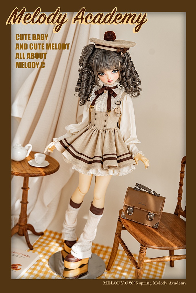 【1/3girl size】Melody Academy ジャンスカセットshort ver